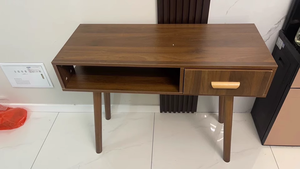 Top Selling Modern Retro Black Walnut Wood <b>Nail</b> Salon Furniture Portable <b>Nail</b> Desk <b>Table</b> Manicure <b>Table</b> - Product Image 6