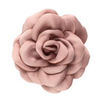 Classique Occasions Formelles Vêtements Accessoires En Gros Tissu Camélia Fleur Broches Grande Fleur De Soie Revers Épingle À Bandoulière