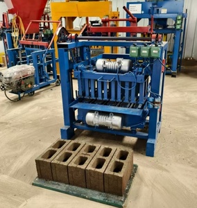 Tự động rỗng cát lát Đặt khuôn bê tông <span class=keywords><strong>paver</strong></span> khối xi măng gạch làm giá máy - Product Image 3