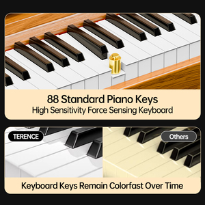 Tastiera Pianoforte Digitale Portatile Premium a 88 Tasti Pesati P10 con Supporto Bluetooth MIDI per Principianti - Product Image 3