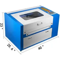 SIHAO EU STOCKSIHAO 3050 50W Machine de découpe et gravure laser CO2 avec tube, port USB, routeur CNC, certifiée CE, Ruida Special