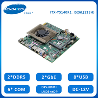 Carte mère industrielle embarquée Mini ITX ITX-YS140R1_I526L 2 ports LAN Ultra 5 125H DDR5 Max 96 Go 6 ports COM 8 ports USB 12V SIM Affichage 4K