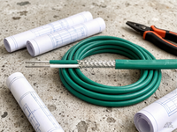 Câble toronné Fongming 80C 300V UL20233 avec conducteur en cuivre isolé PVC et gaine TPU pour chauffage par sonde thermique 18-14AWG