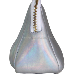 High Quality Fashion Silver Shiny Laser Neoprene Cosmetic <strong>Bag</strong> <strong>Glitter</strong> Makeup <strong>Bag</strong> for Women - Product Image 6