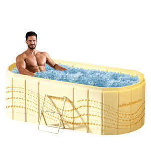 Baignoire pliante en PVC Vanace, très résistante, pour 1 à 2 personnes, bain froid, piscine de plongeon, 60 gallons+, pour usage extérieur - Product Image 6