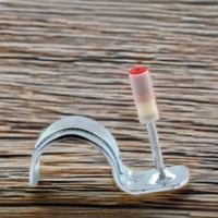 Mini-épingle décorative en acier de 32 mm pour fixation murale, avec tige lisse et tête bombée, pour fixation de tuyaux et clips de gaine décoratifs
