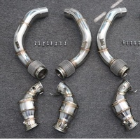 Knalpot Performa SPEEDWINNER High Flow Downpipe dengan Katalis 200cell untuk BMW M5 F90