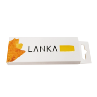 Boîte d'emballage violette de marque LANIKA personnalisée avec motif de fruits glacés pour affichage au détail de boissons à la crème glacée Boîte en papier personnalisée