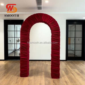 SMOOTH Supports d'arche modernes en Spandex pour toile de fond, pour intérieur et extérieur, pour mariages, anniversaires, baby showers et événements - Product Image 6