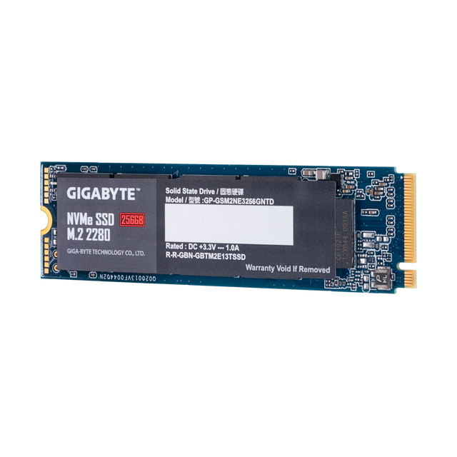Gigabyte NVMe SSD 256GB Memory