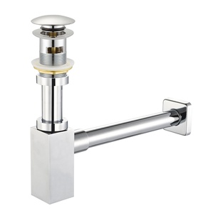 Brass phòng tắm rửa lưu vực Siphon chai bẫy + chất thải cống phòng tắm bồn rửa Lọc cống Kit - Product Image 1