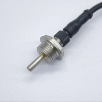 Output Digital G1/4 NPT1/4 Sensor temperatur tahan air DS18B20 18b20 untuk pemantauan Freezer kulkas laboratorium Arduino