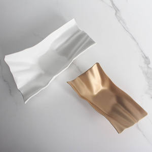 Elegant, ecologisch verantwoorde, tasvormige keramische schaal, multifunctioneel decoratief middelpunt voor consoletafels - Product Image 2