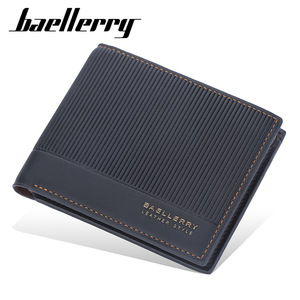Baellerry Men's Wallet <b>Slim</b> Horizontal PU Leather <b>Card</b> <b>Holder</b> 7 Inch Multifunctional Everyday Use - Product Image 5