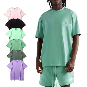 Camiseta de algodón de gran tamaño unisex con logotipo personalizado 100% algodón 180gsm estilo formal para hombre - Product Image 3