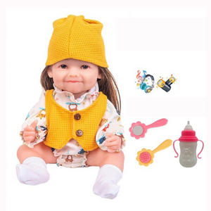 14 pouces réaliste doux silicone vinyle tissu corps réel enfant en bas âge poupée garçon fille jouet réaliste nouveau-né bébé <span class=keywords><strong>reborn</strong></span> poupées - Product Image 6