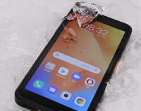 GENZO pemindai kode batang PDA, pda genggam android rfid kasar industri genggam 6 inci