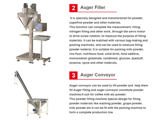 Machine d'emballage de joint de remplissage automatique de sac de poche préfabriqué pour 5 à 1000g 5000g de poudre d'épices <span class=keywords><strong>masala</strong></span> de piment avec mélangeur - Product Image 3