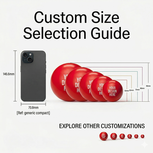 Pelota Antiestrés de Espuma PU, Pelota Suave de Alto Rebote Resistente al Agua para Aliviar el Estrés y la Ansiedad - Product Image 4