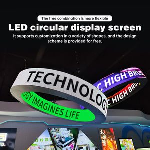 Sáng tạo Trong Nhà Hình Cầu Led Cube Vòng hiển thị độc đáo Magic Cube Màn hình LED - Product Image 2