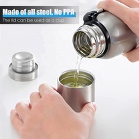 Thermos isotherme en acier inoxydable sans BPA, pour le sport et les voyages, 1 L, grande capacité, couleur argent