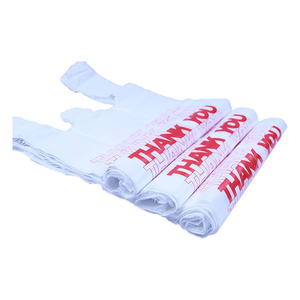 Bolsas de camisetas impresas personalizadas rentables con fondos reforzados para compras prácticas en supermercados y uso diario - Product Image 2