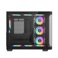 AntarcChill OEM ATX Case ARGB Led Light Desktop CPU Cabinet Computer Casing Gaming Case Pc With Tempered Glass