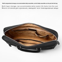 Sac à main pour homme en cuir pleine fleur véritable, grande capacité, nouveau style, haute qualité, sac à bandoulière, vente en gros sur mesure