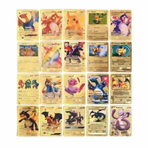 Juego DE CARTAS COLECCIONABLES Pokemone de <span class=keywords><strong>Anime</strong></span> japonés dorado, juguetes de mesa Vmax GX Charizard Pikachu, tarjeta coleccionable rara para regalo de niños - Product Image 5