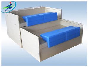 Asiento de silla de estadio de moldeo por soplado de HDPE, asiento de esquina hueco, asientos de blanqueador telescópico para blanqueadores deportivos - Product Image 5