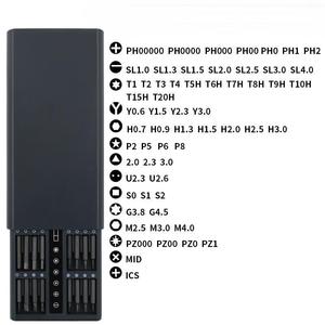 Portátil 63 en 1 cabeza de lote de doble cara teléfono móvil computadora reloj herramienta de reparación juego de destornilladores - Product Image 3