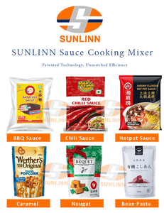 Sunlinn เครื่องผสมอาหารอาหารสัตว์เลี้ยงอุตสาหกรรมเครื่องกวนความร้อนไฟฟ้าอัตโนมัติสำหรับเครื่องยนต์ห้องครัวกลาง - Product Image 4