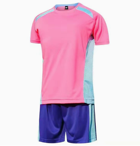 Pakaian Tim Olahraga Musim Panas Lengan Pendek Khusus Pria untuk Anak-anak, Pelajar, Dewasa, Jersey Sepak Bola Pertandingan - Product Image 1