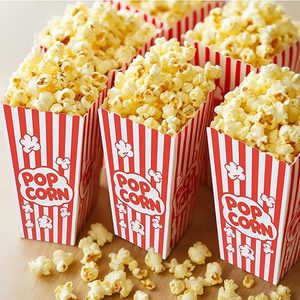 Cajas de Palomitas de Maíz Desechables con Impresión Personalizada, Cubos de Cartón de Grado Alimenticio para Palomitas, Contenedores para Snacks para Cine y Fiestas - Product Image 3