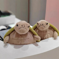 Nouvelle peluche apaisante Timmy la tortue mignonne pour bébé, avec rembourrage en coton PP, idéale comme cadeau d'anniversaire pour les 0-24 mois