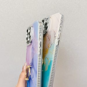 Anillo de dedo mármol piedra IMD TPU funda blanda para <span class=keywords><strong>Iphone</strong></span> 16 Plus 15 Pro Max 14 <span class=keywords><strong>13</strong></span> chapado Protector de lente de cámara funda trasera de teléfono - Product Image 6
