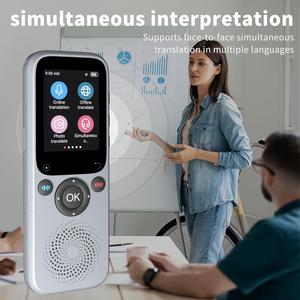Dispositivo Traduttore Linguistico con Supporto per 138 <span class=keywords><strong>Lingue</strong></span> in Tempo Reale, Traduzione AI con ChatGPT - Product Image 5