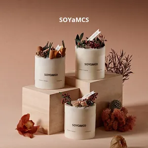 <strong>Customized</strong> High-end Organic Natural Long-lasting Soy Wax Handmade Floral Scent Aromatherapy <strong>Candle</strong> Valentine's <strong>Day</strong> Gift Box - Product Image 3