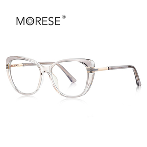 MORESE 2274 <span class=keywords><strong>Occhiali</strong></span> da Vista di Lusso da <span class=keywords><strong>Donna</strong></span> Montatura Trasparente in TR90 per Lettura e Uso al Computer <span class=keywords><strong>Occhiali</strong></span> da Miopia Classici ed Eleganti - Product Image 4