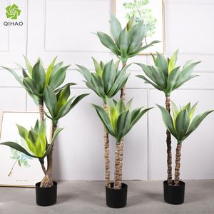 Planta Artificial de Agave QIHAO, Alta Simulación, Decoración Interior, Plástico, Vegetación Artificial, Decoración para Hogar y Oficina - Product Image 1