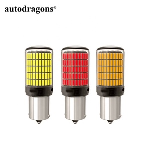 Ampoules LED Autodragons 7443 rouges pour feux de freinage, super lumineuses, 3014 144SMD 7440 7444 T20, pour feux stop, feux arrière, feux de freinage et clignotants - Product Image 2