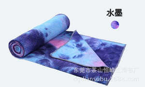 Serviette de fitness en polyester Bande de sport antidérapante Fournitures de yoga Tie-dye Absorbant la sueur - Product Image 6