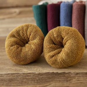 Women's Autumn Winter Thick Terry Thermal Socks Solid Color Polyester Fleece Lined Warm Long Socks <strong>Maternity</strong> Socks - Product Image 4