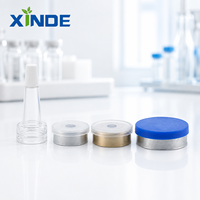 Tube à médicaments en PVC XINDE 20 mm avec bouchon souple sérigraphié, compte-gouttes transparent en plastique pour laboratoire