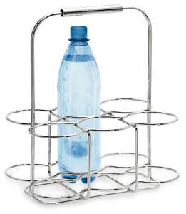 Porta Botellas (Paquete de 6/12), Organizador de Bebidas, Contenedor Resistente para Bar, Licor, Vino, Cerveza, Cesta para Copas - Product Image 1