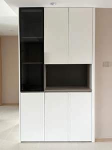Customized Size Wooden <b>Shoe</b> <b>Cabinet</b> Rack <b>Solid</b> <b>Wood</b> Material Modern Design Living Room Furniture Environmentally Protected - Product Image 5