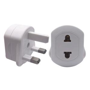 <span class=keywords><strong>Adaptateur</strong></span> de prise de courant électrique 13A 2 broches EU à 3 broches UK US à UK Fused Conversion Plug <span class=keywords><strong>Type</strong></span> <span class=keywords><strong>G</strong></span> Noir Blanc - Product Image 4