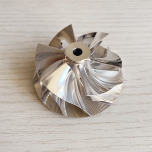 TD04L6, 18900-5BF-A01 Ruota del Compressore Billet a 6+6 Pale Avanti 49.25/58.00mm per Honda Civic Type R (FK8) 2017- con <span class=keywords><strong>KA</strong></span> 6MT - Product Image 2