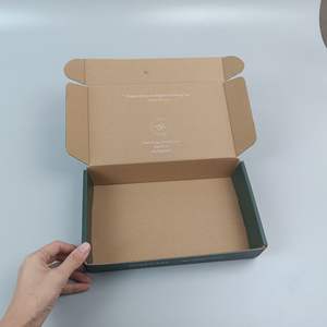 Özel tasarım Logo karton Mailer nakliye kutusu hediye elbise özel kağıt katlama kutusu - Product Image 5