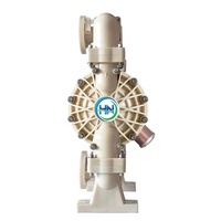 Pompe à diaphragme de livraison H2SO4 HCL HNO3 à tête haute de 1 pouce pompe à diaphragme Depa pompe à diaphragme pneumatique